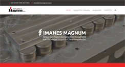 Desktop Screenshot of imanesmagnum.com.ar
